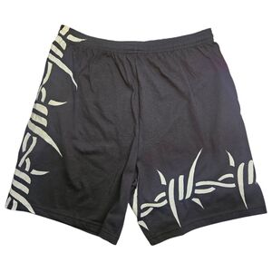 Hand Painted Bosh Shorts Barbed Wire Men's Shorts Large